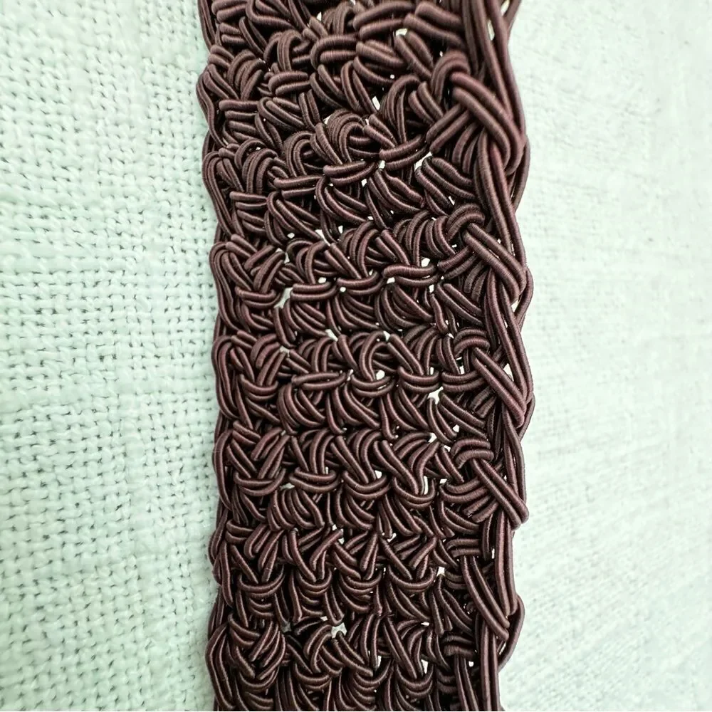 R&G Designs Maroon Tie Knot Boho Casual Purse Shoulder Bag Hand Made